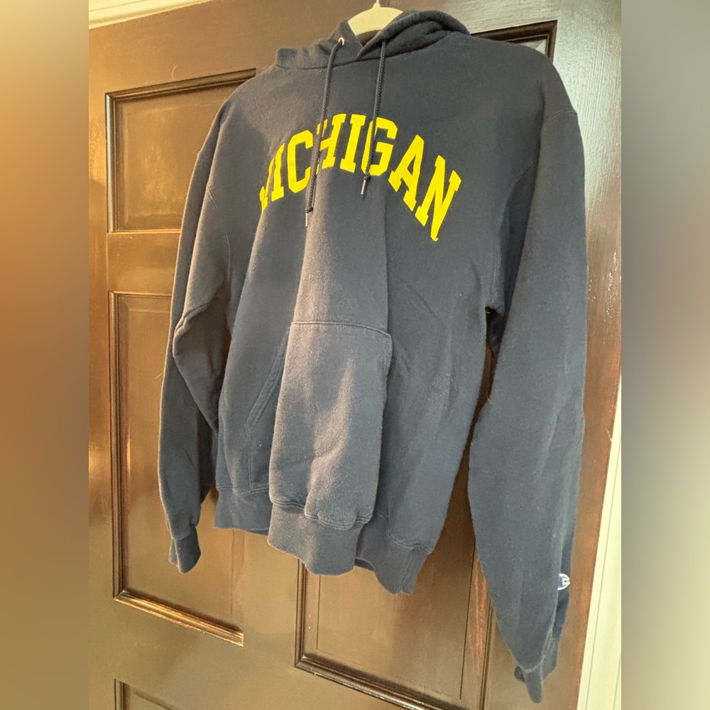 Champion Michigan Black Hoodie